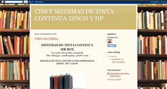 Desktop Screenshot of cisstintas.blogspot.com