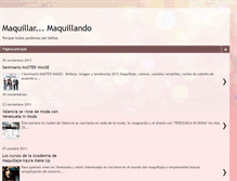 Tablet Screenshot of maquillar.blogspot.com