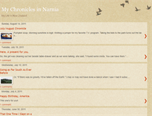 Tablet Screenshot of mychroniclesinnarnia.blogspot.com