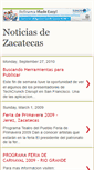 Mobile Screenshot of noticiasdezacatecas.blogspot.com