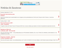 Tablet Screenshot of noticiasdezacatecas.blogspot.com