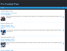 Tablet Screenshot of profootballpast.blogspot.com