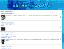 Tablet Screenshot of entretenimientocasual.blogspot.com