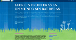 Desktop Screenshot of leersinfronterasenunmundosinbarreras.blogspot.com