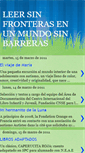 Mobile Screenshot of leersinfronterasenunmundosinbarreras.blogspot.com