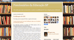 Desktop Screenshot of funcionariosdaeducacaosp.blogspot.com