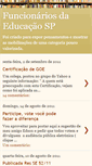 Mobile Screenshot of funcionariosdaeducacaosp.blogspot.com