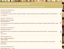 Tablet Screenshot of funcionariosdaeducacaosp.blogspot.com