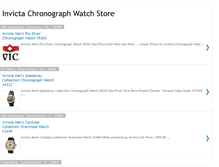 Tablet Screenshot of invicta-watch-store.blogspot.com
