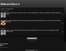 Tablet Screenshot of bitacoradiseo2.blogspot.com