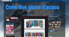 Desktop Screenshot of comeduegoccedacqua.blogspot.com