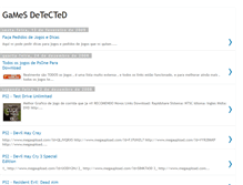 Tablet Screenshot of gamesdetected.blogspot.com