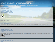 Tablet Screenshot of jfkclassof1970.blogspot.com