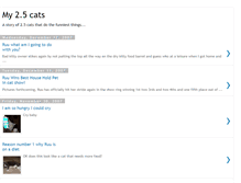 Tablet Screenshot of mytwopointfivecats.blogspot.com