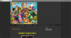 Desktop Screenshot of mario--world.blogspot.com