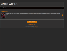 Tablet Screenshot of mario--world.blogspot.com