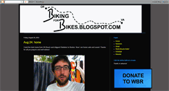Desktop Screenshot of bikingforbikes.blogspot.com