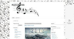 Desktop Screenshot of musicaliandopelavida.blogspot.com