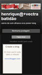 Mobile Screenshot of henriquevectrabatidao.blogspot.com