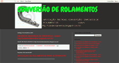 Desktop Screenshot of conversaoderolamentos.blogspot.com