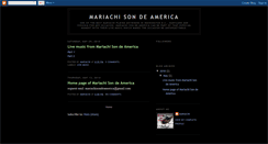 Desktop Screenshot of mariachisondeamerica.blogspot.com