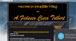Desktop Screenshot of ciscotolbert.blogspot.com