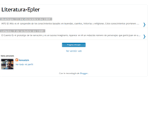 Tablet Screenshot of literatura-epler.blogspot.com