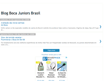 Tablet Screenshot of bocajuniorsbrasil.blogspot.com