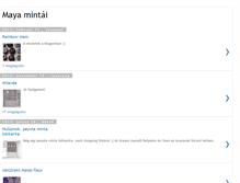 Tablet Screenshot of mayapattern.blogspot.com