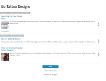 Tablet Screenshot of gotattoodesigns.blogspot.com