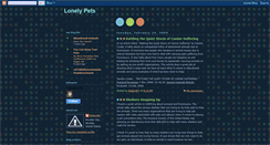 Desktop Screenshot of lonelypetscit198.blogspot.com