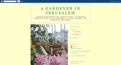 Desktop Screenshot of gardenerinjerusalem.blogspot.com