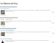 Tablet Screenshot of la-taberna-de-fury.blogspot.com