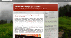 Desktop Screenshot of imam-mahdi-aj.blogspot.com