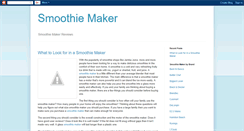 Desktop Screenshot of maker-smoothies.blogspot.com