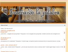 Tablet Screenshot of enseandolapalabra.blogspot.com