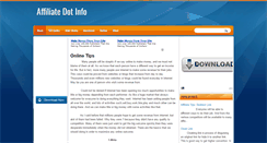 Desktop Screenshot of affiliatedotinfo.blogspot.com