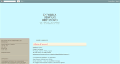 Desktop Screenshot of informagiovaniortonovo6.blogspot.com