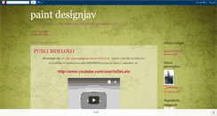 Desktop Screenshot of paintdesignjav.blogspot.com