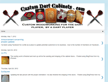 Tablet Screenshot of customdartcabinets.blogspot.com