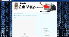 Desktop Screenshot of lavozdecampana.blogspot.com