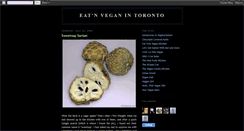 Desktop Screenshot of eatnveganintoronto.blogspot.com