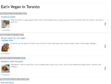Tablet Screenshot of eatnveganintoronto.blogspot.com