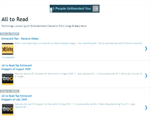 Tablet Screenshot of all2read.blogspot.com