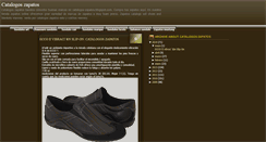 Desktop Screenshot of catalogos-zapatos.blogspot.com