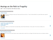 Tablet Screenshot of musingsonthepathtofrugality.blogspot.com