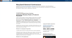 Desktop Screenshot of marylandgeneralcontractor.blogspot.com