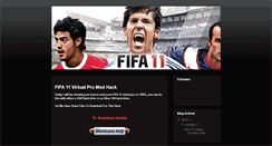 Desktop Screenshot of fifa11modhack.blogspot.com