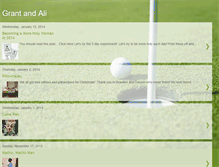Tablet Screenshot of grantandali.blogspot.com