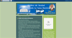 Desktop Screenshot of palabraquealimenta.blogspot.com